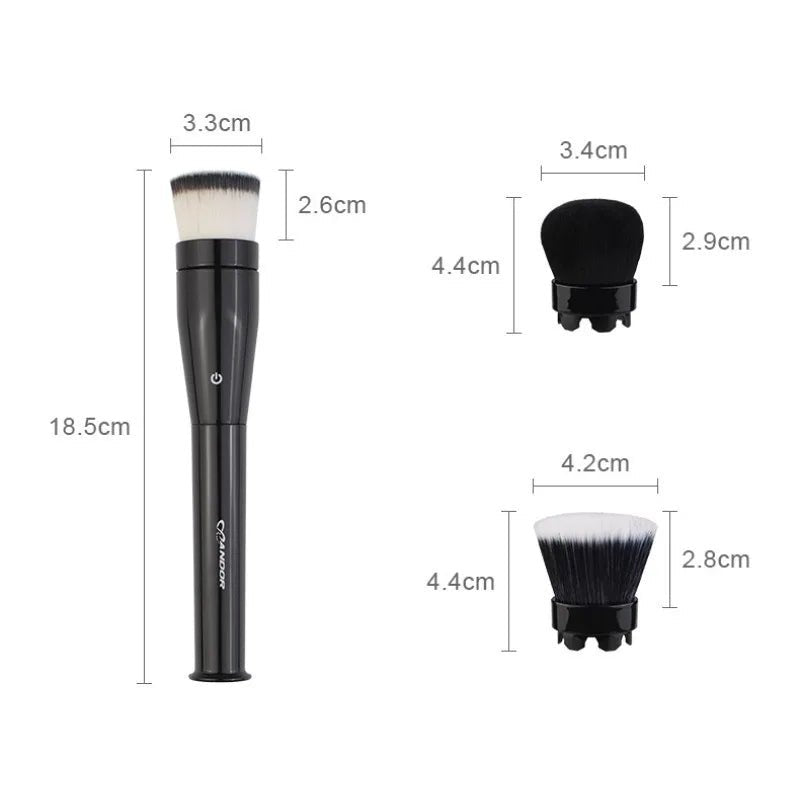 3 - in - 1 Electric Makeup Brush – Flawless, Airbrushed Finish - The Lovely Spot