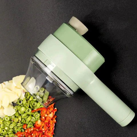 4 - in - 1 Electric Vegetable Cutter, Slicer & Food Processor - The Lovely Spot