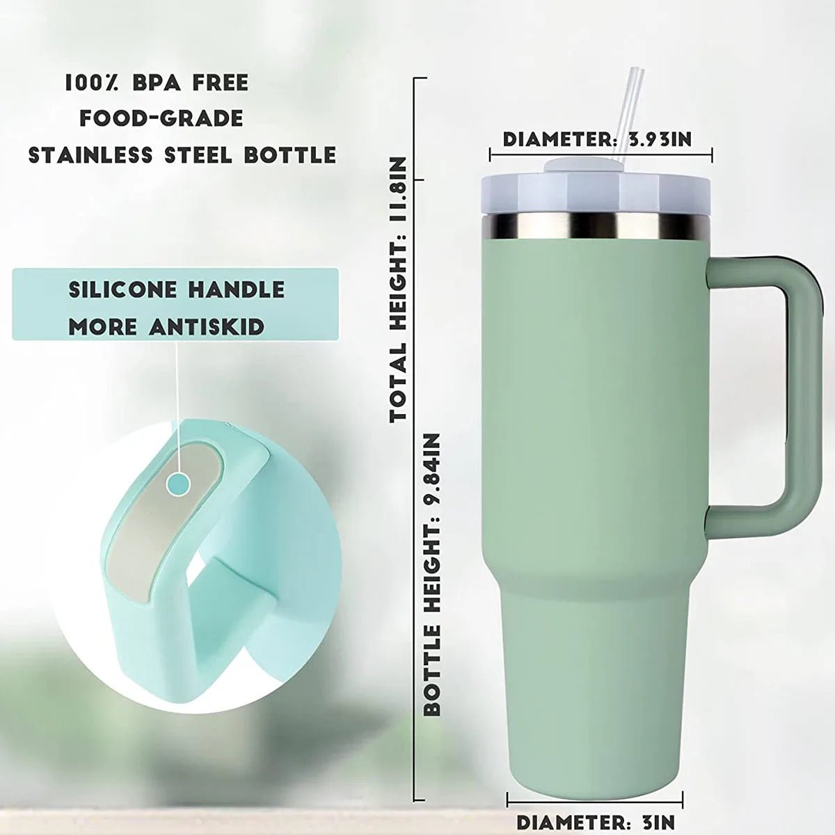 40oz Insulated Tumbler – Keep Your Drinks Hot or Cold for Hours! - The Lovely Spot