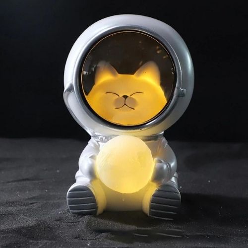 Astronaut Pet LED Night Light | Space - Themed Mood Lamp - The Lovely Spot