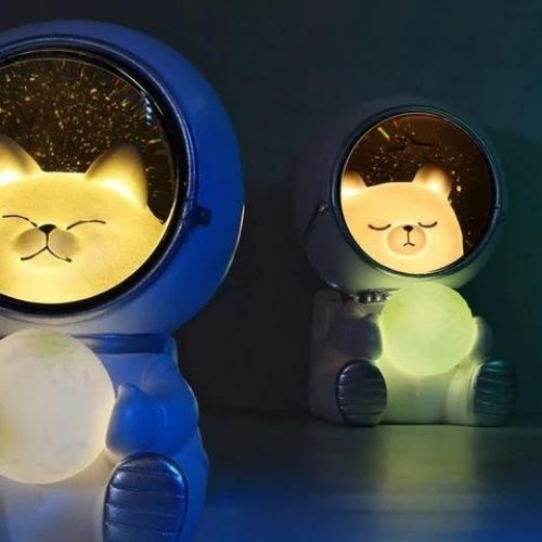 Astronaut Pet LED Night Light | Space - Themed Mood Lamp - The Lovely Spot