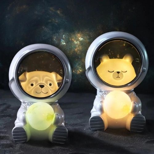 Astronaut Pet LED Night Light | Space - Themed Mood Lamp - The Lovely Spot