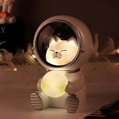 Astronaut Pet LED Night Light | Space - Themed Mood Lamp - The Lovely Spot