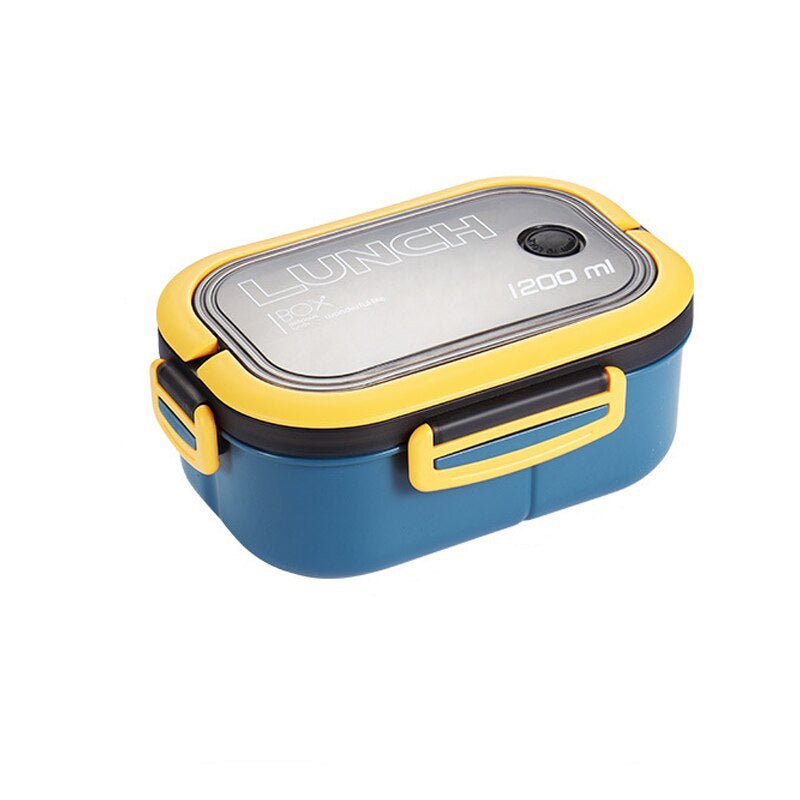 Double Layer Lunch Box – Portable, Stylish & Perfect for On - the - Go Meals! - The Lovely Spot