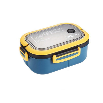 Double Layer Lunch Box – Portable, Stylish & Perfect for On - the - Go Meals! - The Lovely Spot