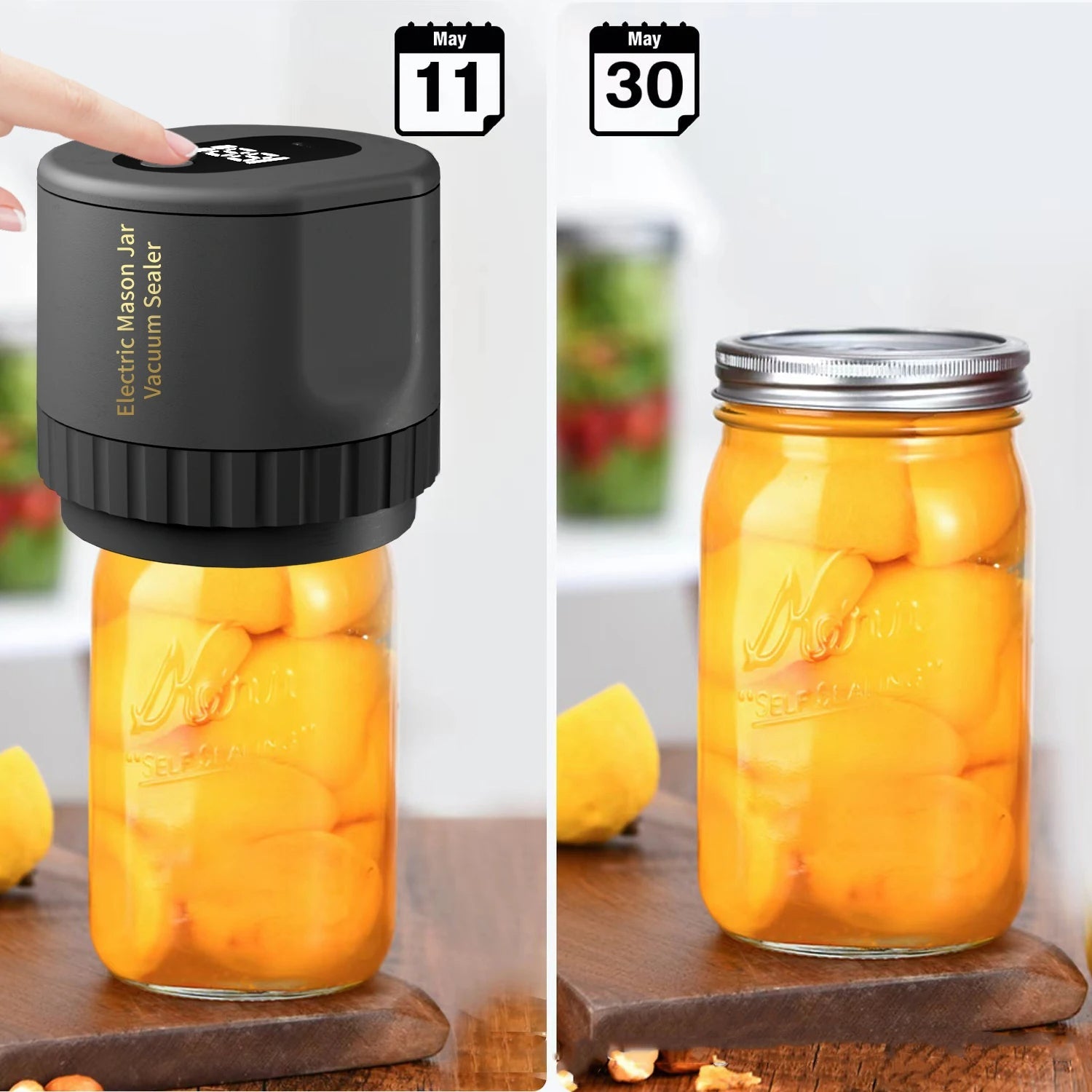 Electric Mason Jar Vacuum Sealer – Food Preservation Solution - The Lovely Spot