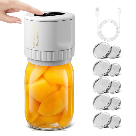 Electric Mason Jar Vacuum Sealer – Food Preservation Solution - The Lovely Spot