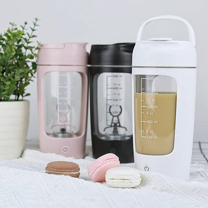 Electric Protein Shaker Cup – Smooth, Effortless Mixing Anywhere! - The Lovely Spot