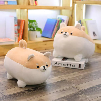 Fat Shiba Inu Plush | Soft & Cuddly Pillow Toy - The Lovely Spot