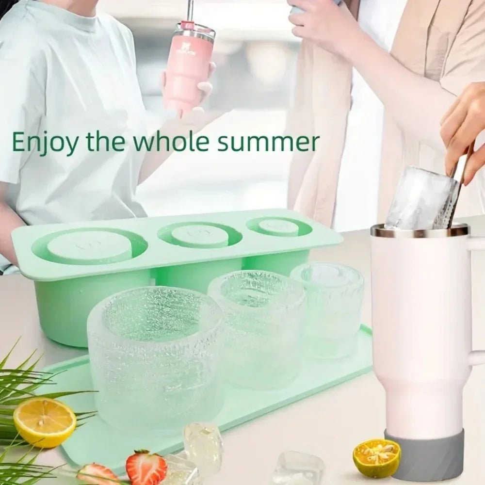 Ice Cup Silicone Maker – Keep Your Drinks Ice - Cold Without Dilution - The Lovely Spot