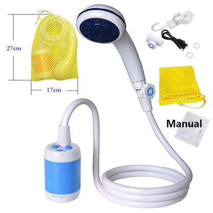 Portable Camping Shower – USB Charging, Outdoor Travel Shower - The Lovely Spot