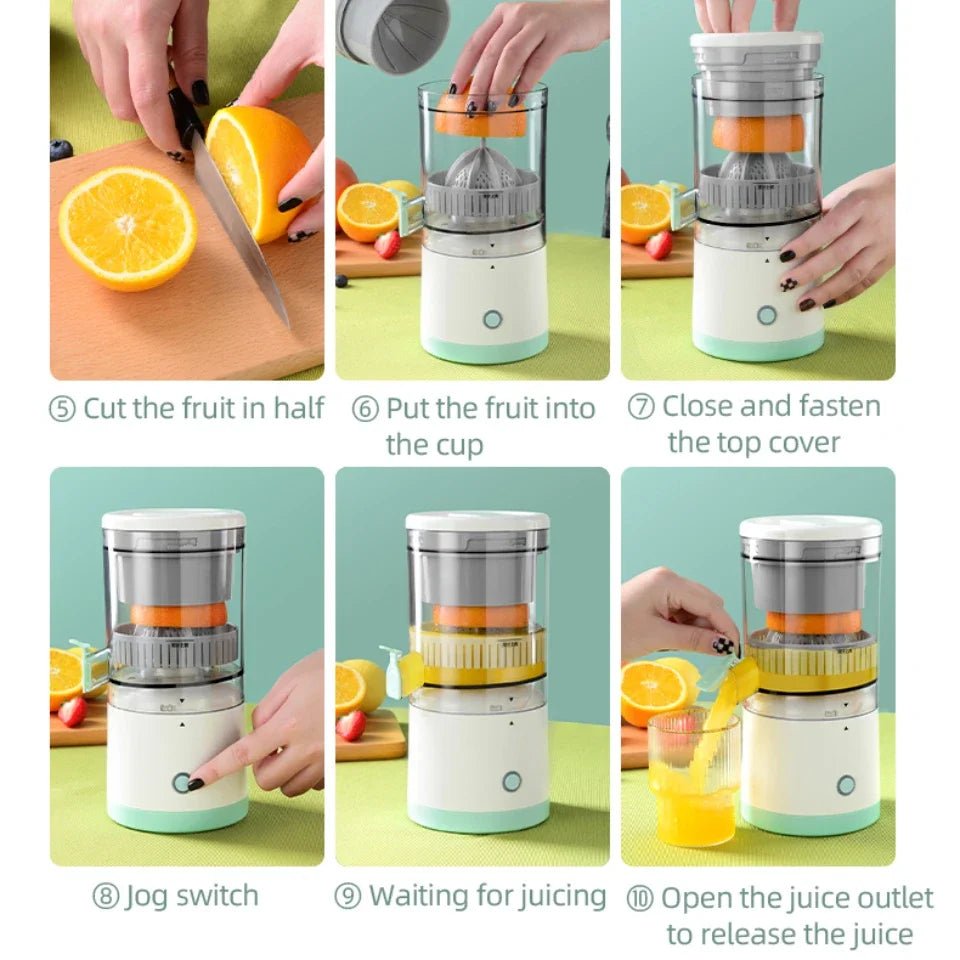 Portable Electric Juicer – Fresh Juice Anywhere, Anytime! - The Lovely Spot