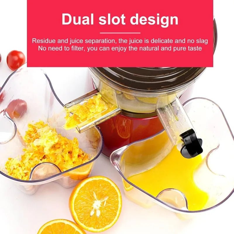 Premium Cold Press Masticating Juicer Machine – High - Yield, Slow Press, BPA - Free - The Lovely Spot