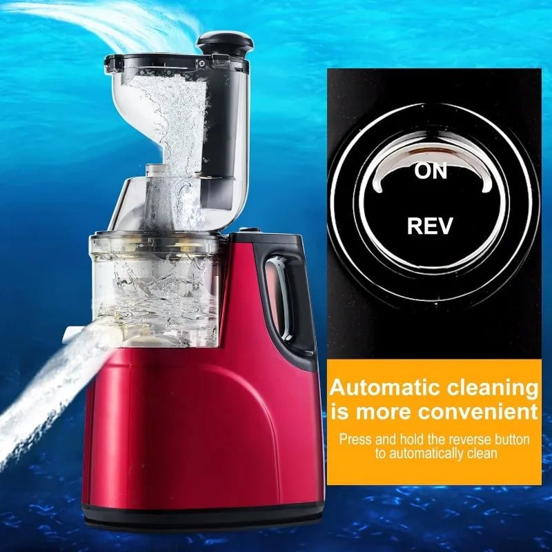 Premium Cold Press Masticating Juicer Machine – High - Yield, Slow Press, BPA - Free - The Lovely Spot