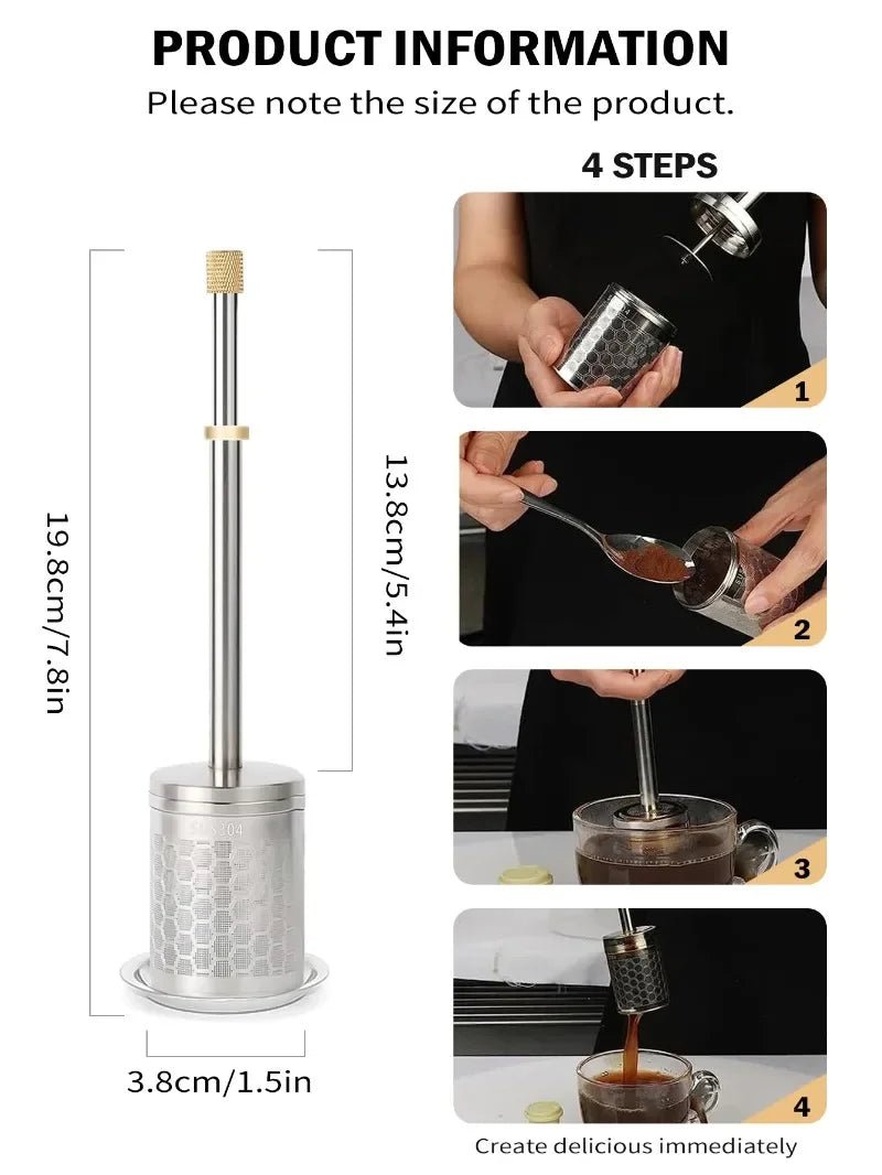 Reusable Stainless Steel Coffee & Tea Filter - The Lovely Spot