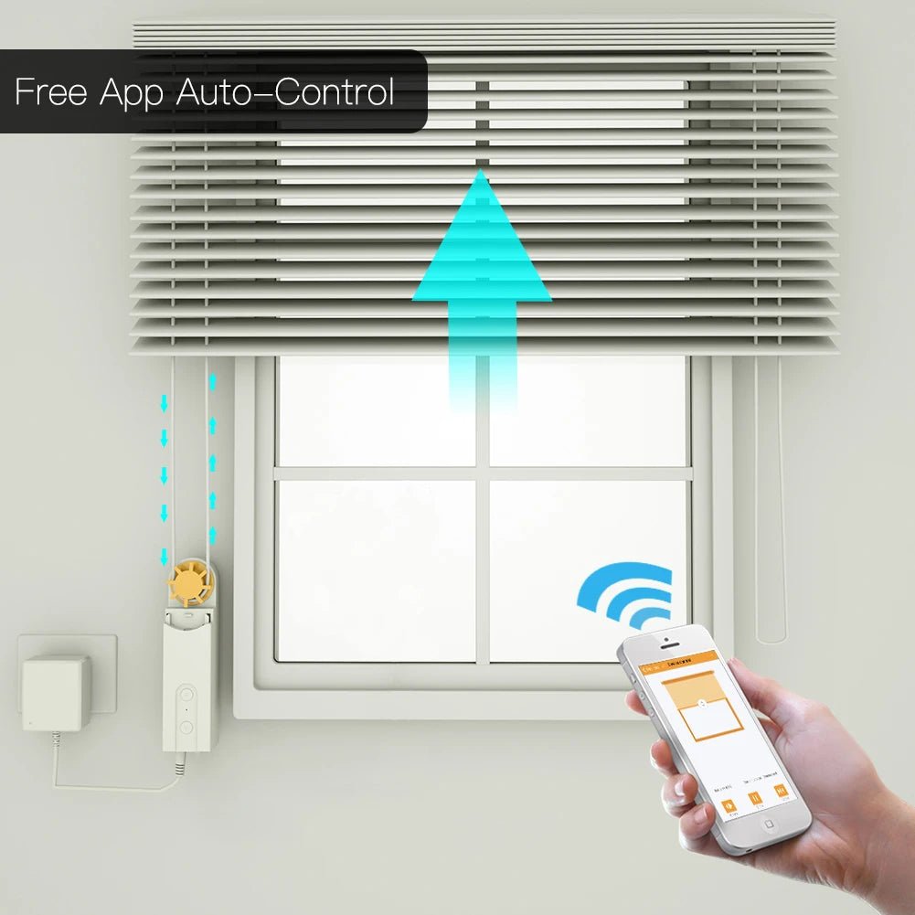 Smart Roller Blinds Motor – Automated Window Shades - The Lovely Spot