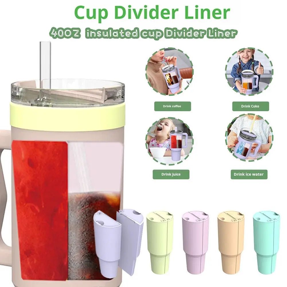 Stanley Tumbler Inner Divider – Enjoy Two Drinks in One Cup! - The Lovely Spot